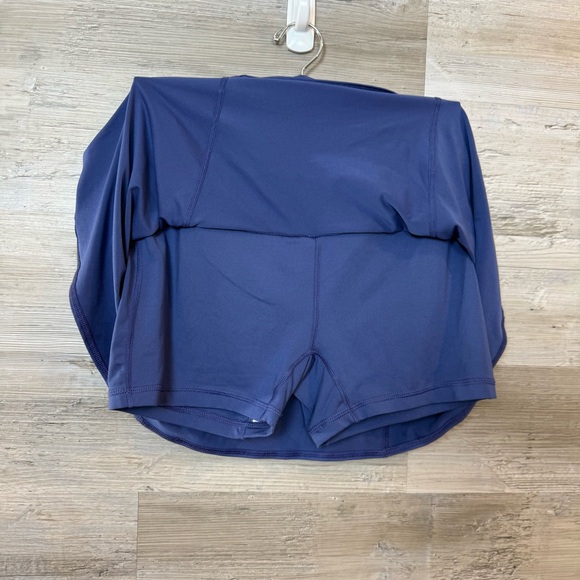 Nike Court Victory Dri-FIT Tennis Skort – Purple & Lime Green – Size Large - Picture 6 of 10